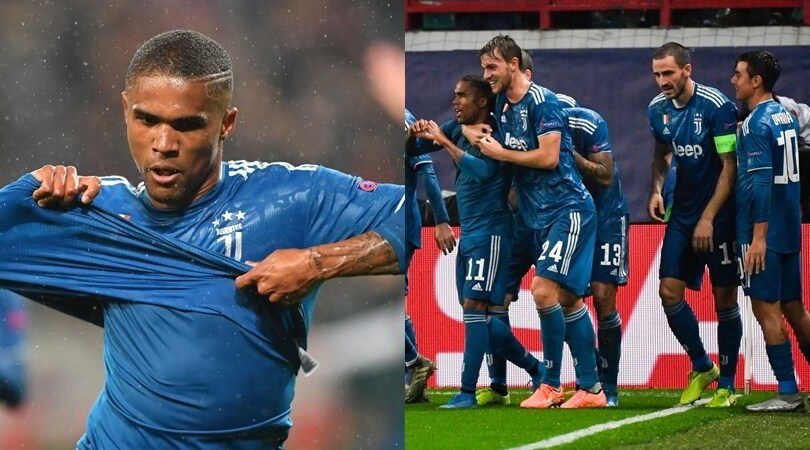 Juve, Bonucci intervista Douglas Costa | VIDEO