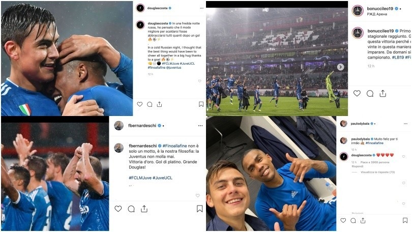 La Juve batte la Lokomotiv e vola agli ottavi: le reazioni social dei bianconeri
