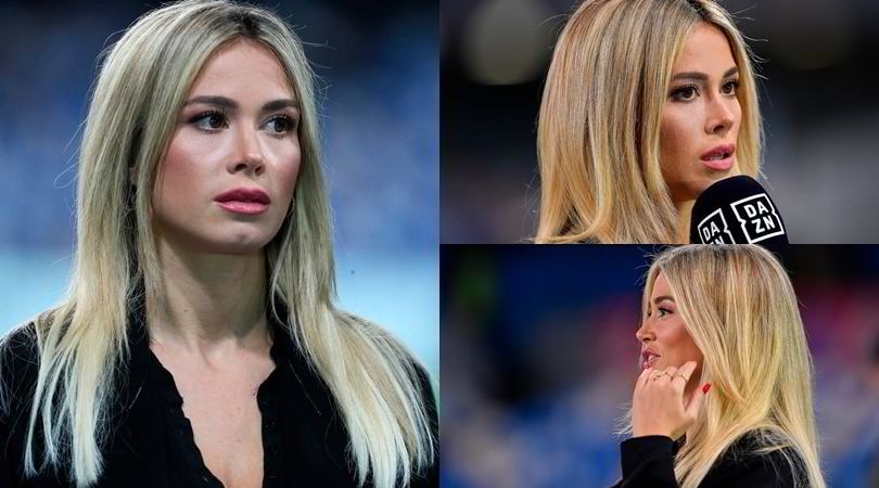 Diletta Leotta incanta il San Paolo con un look "total black"