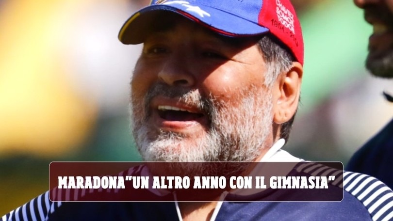 Maradona: "Voglio continuare un altro anno con il Gimnasia"