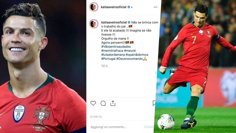 Cristiano Ronaldo, la sorella polemica su Instagram: "Non si scherza con lui"