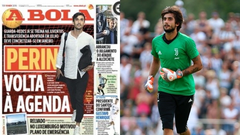 A Bola: "Juve, il Benfica torna su Perin. Possibile trasferimento già a gennaio"