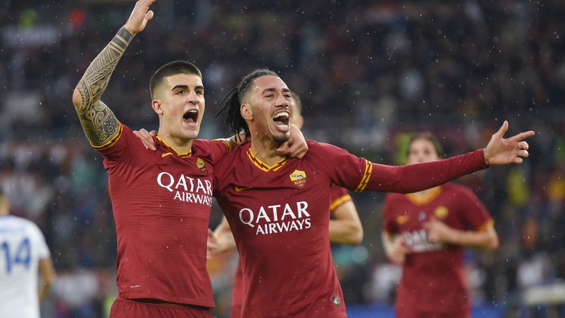 Roma-Brescia 3-0, il tabellino