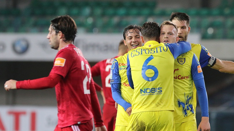 Chievo-Entella 2-1: Vaisanen e Dickmann castigano Boscaglia