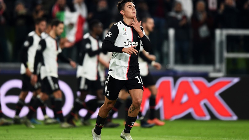 Juventus-Atletico Madrid 1-0: lampo di Dybala, i bianconeri passano da primi