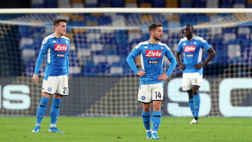 Napoli, è crisi vera: ko con il Bologna, i giocatori si disperano