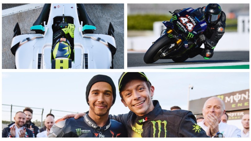 F1 e MotoGp contro: Rossi Mercedes, Hamilton Yamaha!