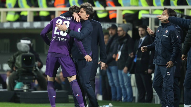 Fiorentina; Montella: "Vlahovic? Il suo gol è stato un segnale"