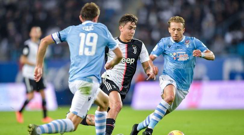 Juve-Lazio, le pagelle: Dybala si salva. Lulic e Luis Alberto show