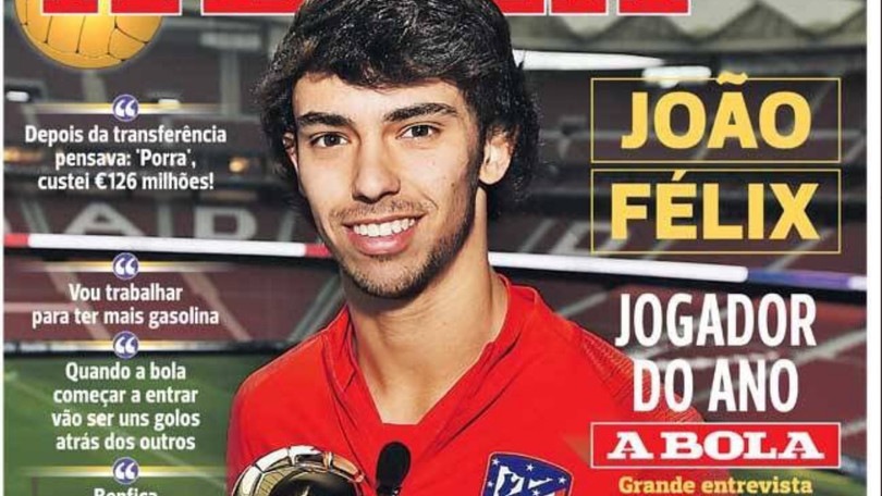 Il Portogallo elegge Joao Felix giocatore dell'anno: è il nostro Golden Boy
