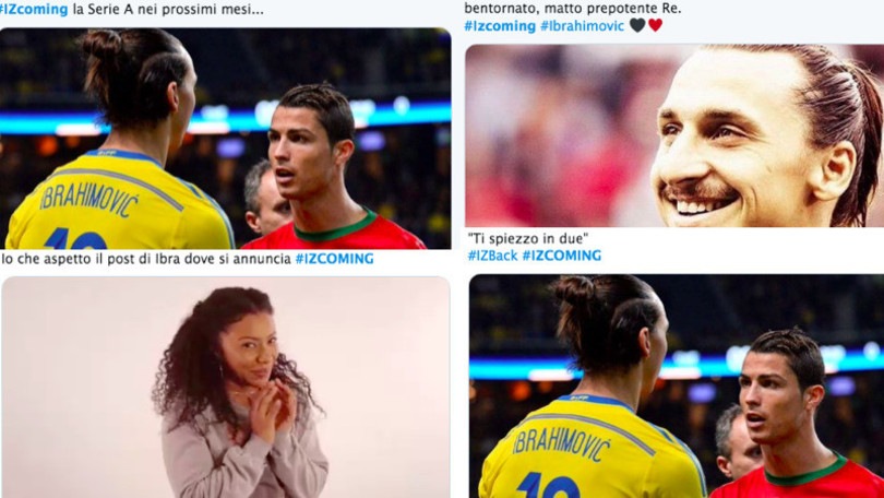 Ibrahimovic-Milan, tifosi scatenati sui social: sfida con Cristiano Ronaldo
