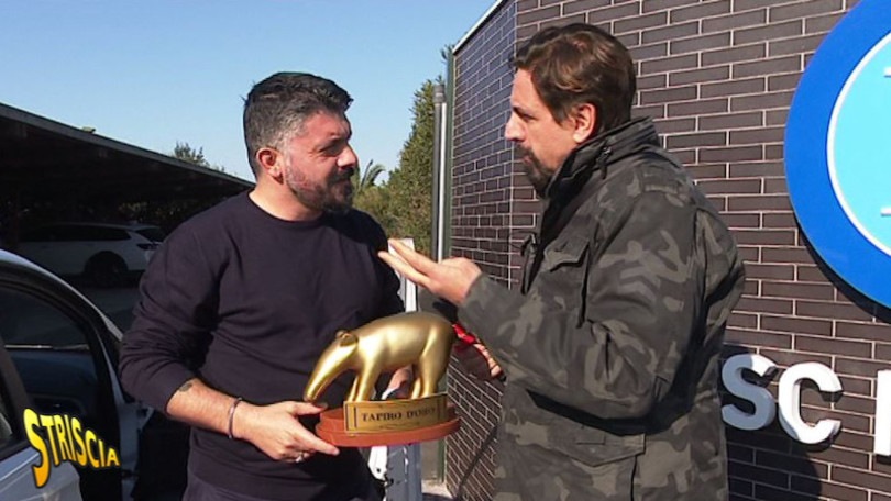 Napoli, Gattuso: arriva il Tapiro d'Oro