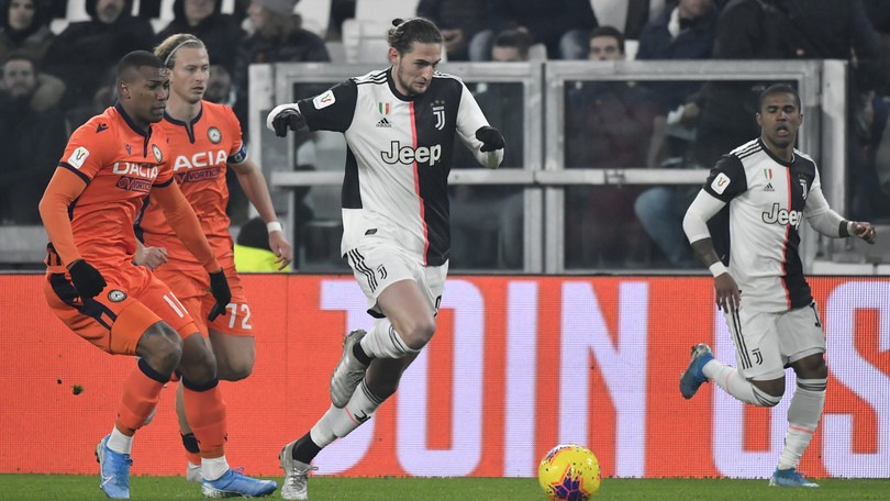 Coppa Italia Juve-Udinese 4-0, il tabellino