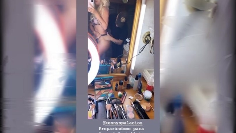 GF Vip, Wanda Nara si prepara così