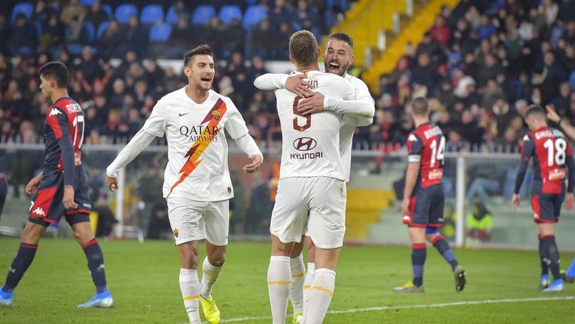 Genoa-Roma 1-3, il tabellino