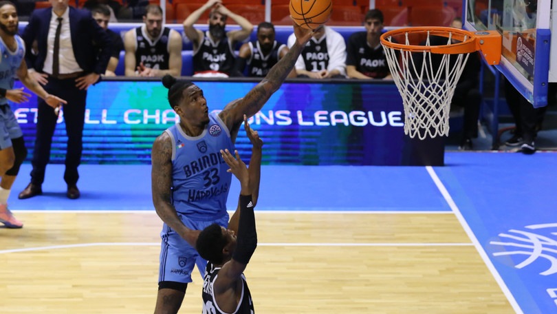 Brindisi vince contro il Paok Salonicco in Champions League