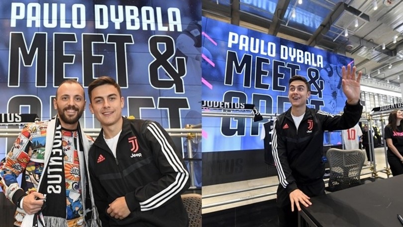 Juve, Meet & Greet con Dybala: tifosi in delirio