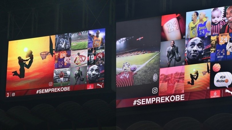 Kobe Bryant, il commovente ricordo prima di Milan-Torino
