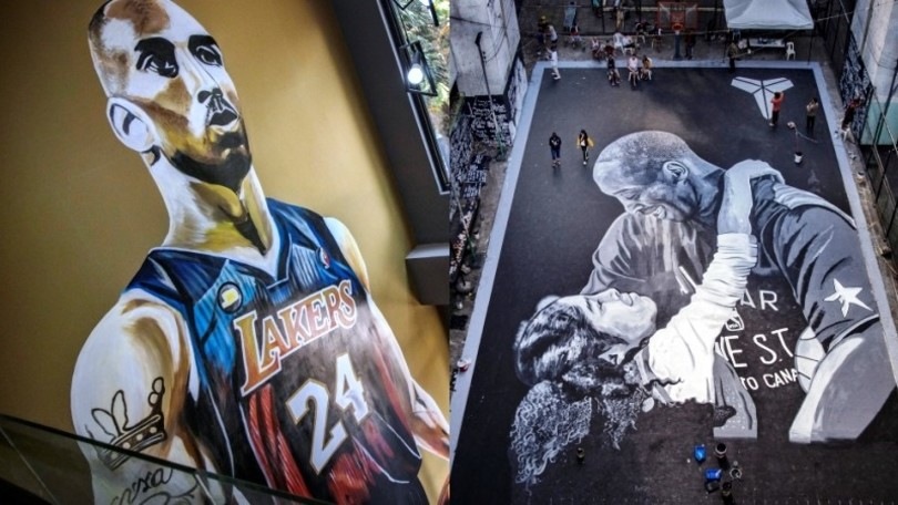 Bryant, i murales nelle Filippine per ricordarlo