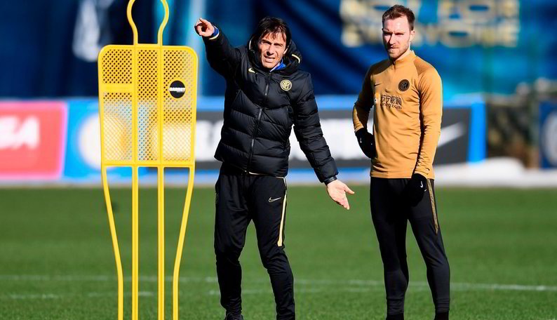 Conte studia un'Inter su misura per Eriksen