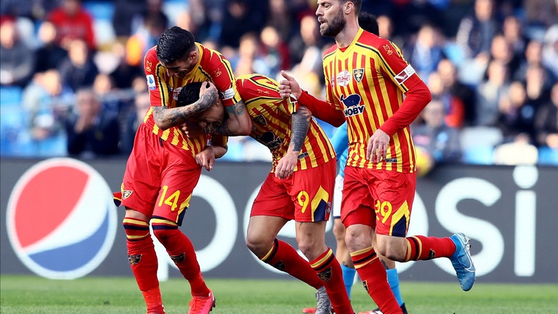 Napoli-Lecce 2-3, il tabellino