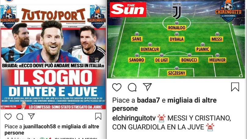 Il Chiringuito rilancia Messi, il Sun Guardiola: sogni Juventus nel futuro. Sarri, ma il bello deve venire