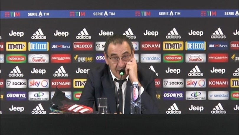 Sarri: "Fischi? E' uno stadio esigente"