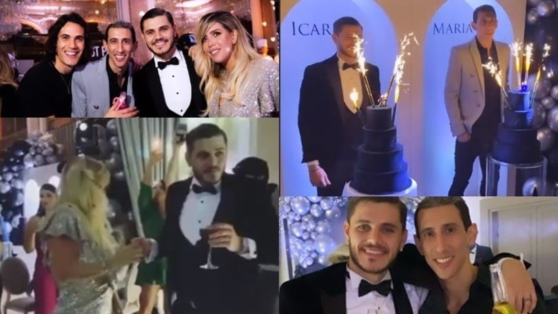 Furia Psg: festa folle per il compleanno di Icardi, Cavani e Di Maria