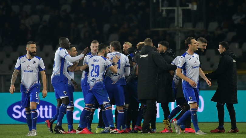 Coronavirus, la Sampdoria rientra a Bogliasco