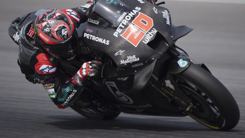 Test MotoGp in Qatar: Quartararo trova il miglior tempo, Rossi 9°