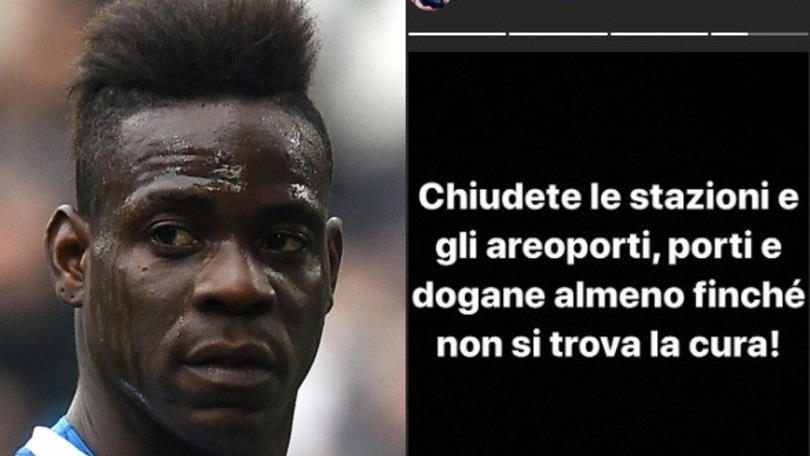 Coronavirus, Balotelli polemico: "Come una guerra. Quando chiuderete tutto?"