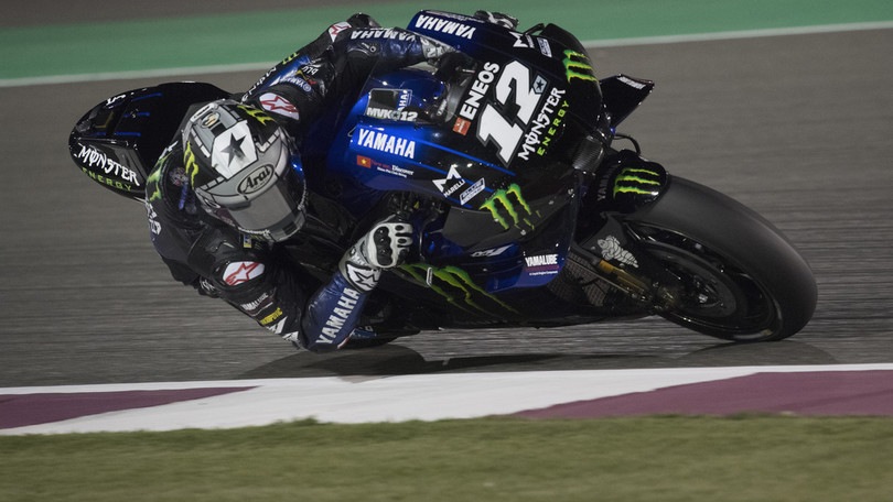 Test MotoGp: Viñales primo, Valentino Rossi cade ed è fuori dalla top 10