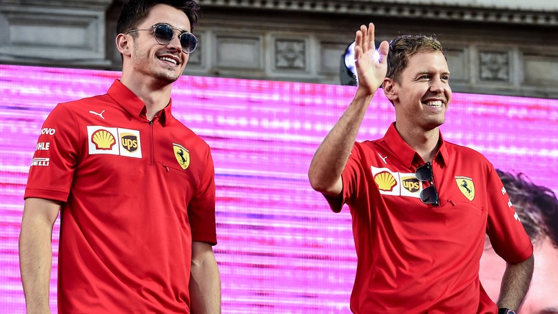Ferrari, test Barcellona: Vettel e Leclerc si alternano alla guida della SF1000