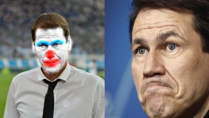 Fotomontaggi di Garcia da clown: il Lione all'attacco