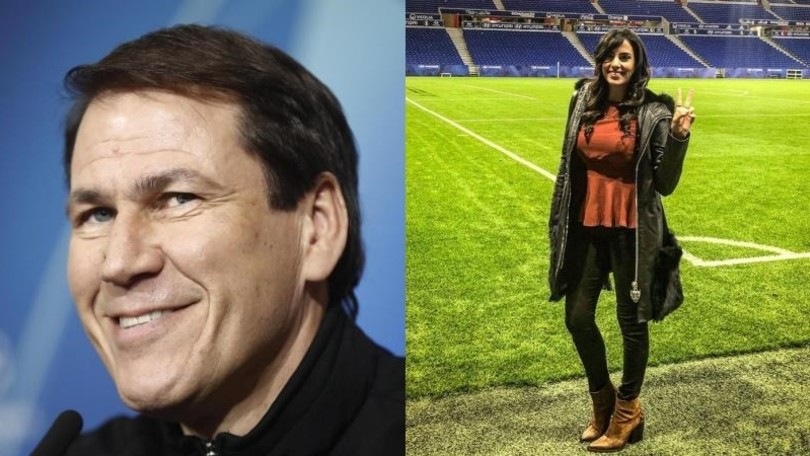Lione-Juve 1-0, festa social per la fidanzata di Rudi Garcia
