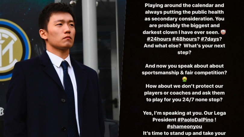 Inter, la furia di Zhang su Dal Pino: "Sei un grandissimo pagliaccio"