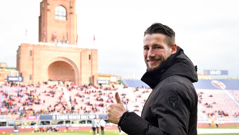 Bologna, Dijks ha svolto tutto l'allenamento in gruppo