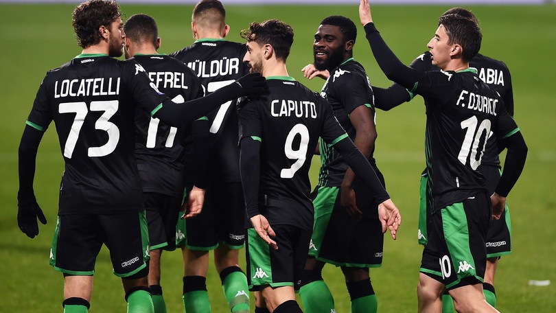 Caputo, doppietta nel silenzio. Tris di Boga, il Sassuolo stende il Brescia