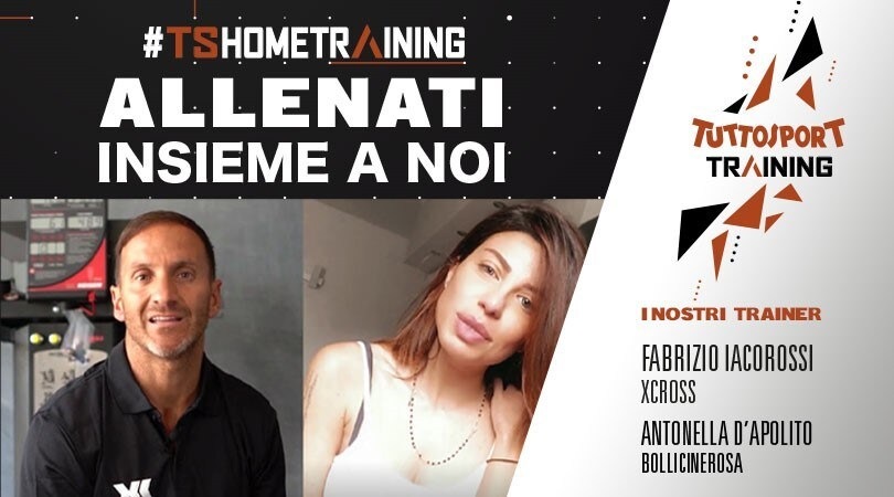 Partono i 'TS Home Training' con Fabrizio Iacorossi e Antonella D'Apolito
