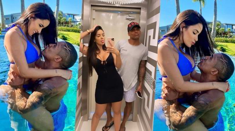 Douglas Costa scatenato in Brasile con Nathalia: "Torno il 3 aprile in Italia"