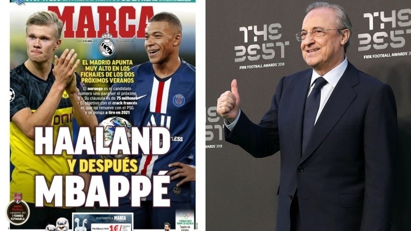 Occhio Juve, Marca: “Haaland subito al Real, poi Mbappé nel 2021”