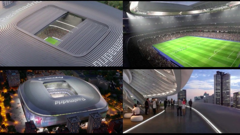 Il Real Madrid presenta il nuovo Santiago Bernabeu