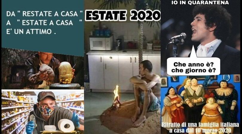 Quarantena da ridere, sui social spuntano tanti meme divertenti