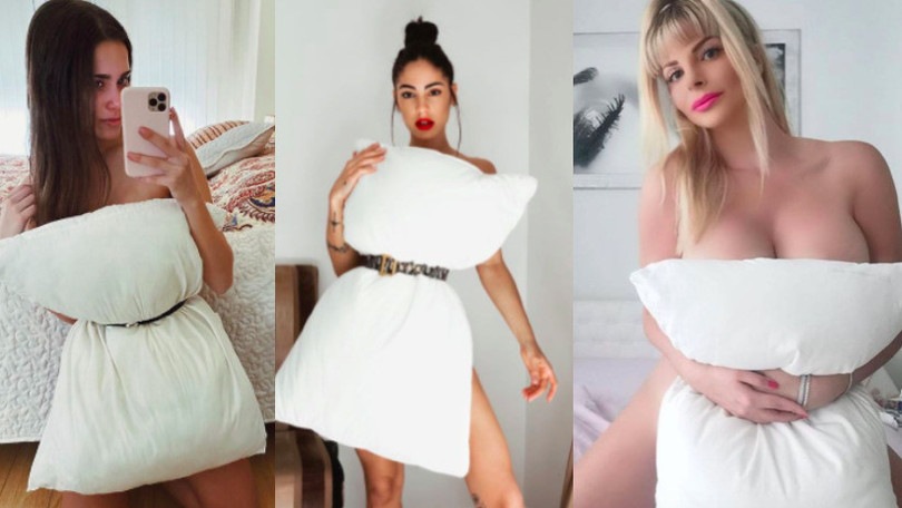 Ecco la Pillow Challenge, nuova sexy moda su Instagram