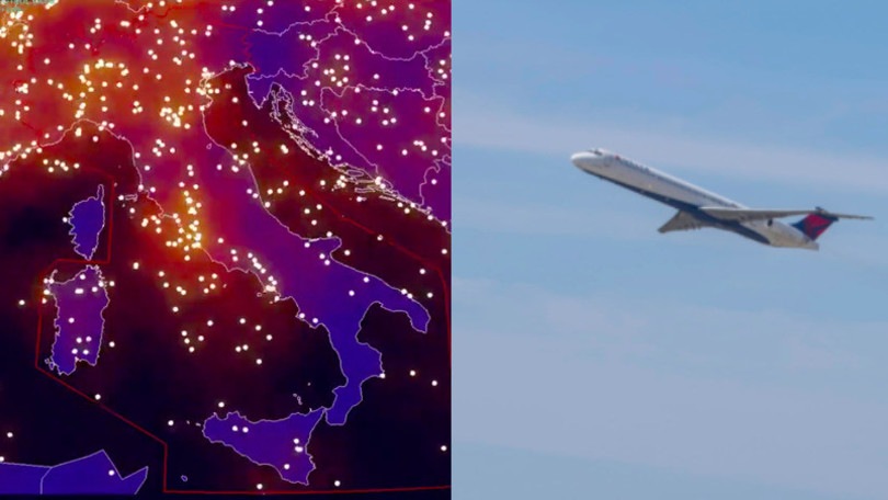 Il traffico aereo in Italia prima e dopo il Coronavirus