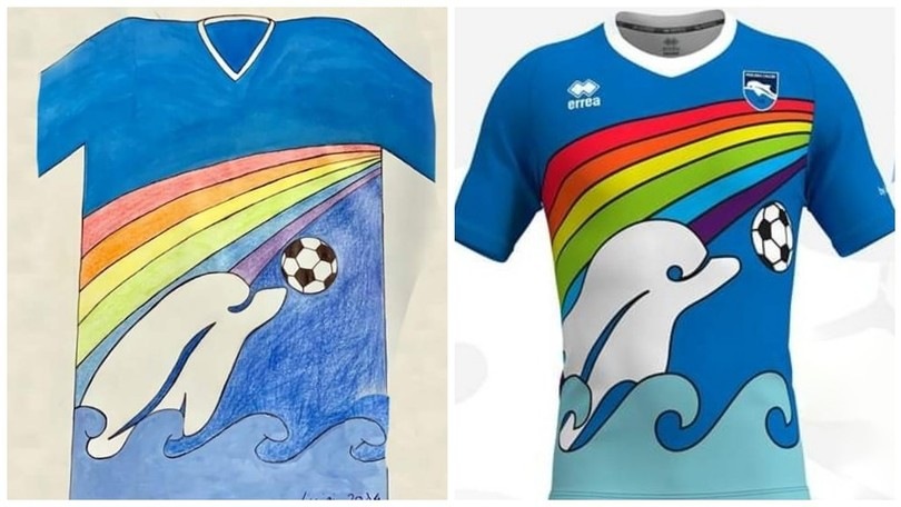 Pescara, contest "Disegna la maglia Special": scelto il vincitore