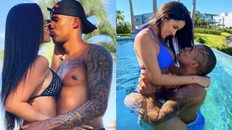 Douglas Costa, quarantena con la bella Nathalia