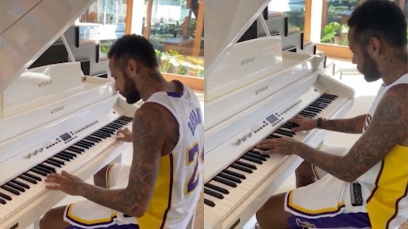 Neymar pianista: suona "All of me" di John Legend