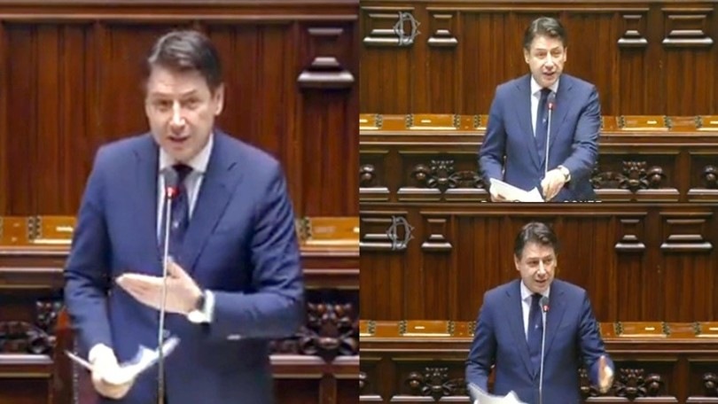 Coronavirus, Conte senza mascherina accende gli animi in aula