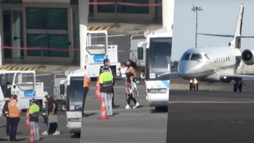 Juve, Ronaldo parte per Torino: la fotosequenza del volo